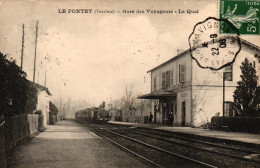 LE PONTET -84- GARE DES VOYAGEURS  LE QUAI - Le Pontet