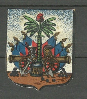 HAITI Coat Of Arms Wappe Vignette Poster Stamp (*) - Haiti
