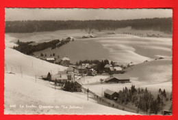 ZUW-28 Le Locle. Quartier De La Jaluse, En Hiver.  Circ. 1936 Vers Paris - Le Locle