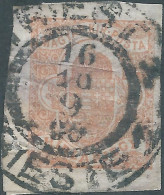 Hungary-MAGYAR,1908 Newspaper Stamp 2f Reddish Wide Margin,Imperforated,Obliterated,Very Interesting!!! - Kranten