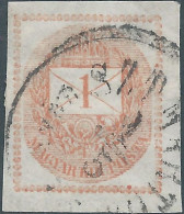 -Hungary-MAGYAR,1874 Newspaper Stamp - 1(K) Imperforated,Obliterated - Giornali