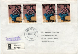 Reko Obercorn 1981 > Lützelbach - Töpfer Keramik Okarina - Staatsdruckerei Wien - MEF 4fach - 48 F - Covers & Documents