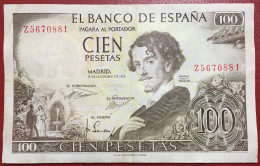 ESPAGNE 100 Pesetas 19 Novembre 1965 P#150 VF+ - 100 Peseten