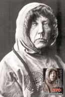 Hungary 2022 - Roald Amundsen Was Born 150 Years Ago Carte Maximum - Ongebruikt