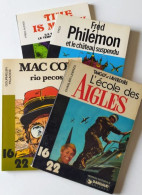 Lot De 4 Albums DARGAUD 16/22 PALACIOS Mac COY, FRED  Philemon & Time Is Money , UDERZO-CHARLIER  L'école Des Aigles - Wholesale, Bulk Lots