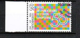 LUXEMBOURG, LUXEMBURG 2019, MI  2197 , 50 ANS OFFICE EUROPEENNE DE PUBLICATIONS, ESST GESTEMPELT, OBLITERE - Gebraucht