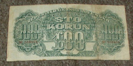 Czechoslovakia - 100 Korun 1944 - Cecoslovacchia