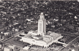 Nebraska Lincoln Aerial View State Capitol Building 1950 Real Photo - Lincoln