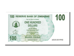 Billet, Zimbabwe, 100 Dollars, 2006, 2006-08-01, NEUF - Zimbabwe