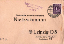! 1946 SBZ Brief Aus Zwickau Mit Frühem Propagandastempel Volksentscheid Ist Volksgericht - Other & Unclassified