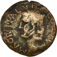 Monnaie, Agrippa, As, Rome, TB, Bronze, RIC:58 - Les Julio-Claudiens (-27 à 69)