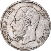 Monnaie, Belgique, Leopold II, 5 Francs, 5 Frank, 1869, TTB, Argent, KM:24 - 5 Frank