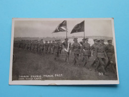 PARK HOUSE CAMP Church Parade ( Photo Card > Format 14 X 9 Cm.) 19?? ! - Guerra, Militares