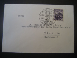 Österreich- Christkindl 21.12.1954, Beleg Mit Sonderstempel - Lettres & Documents