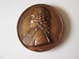 France Medaille N.Lacaille 1824,astronome Et Mathemat.francais/France Medal N.Lacaille 1824,french Astronomer & Mathema. - Antes De 1871