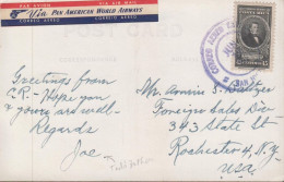 1947. COSTA RICA Fine Postcard (Monumento Simon Bolivar San Jose, Costa Rica) Original Photo ... (Michel 320) - JF438087 - Costa Rica