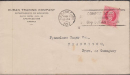 1927. CUBA 2 C  M. Gomez Imperforated On Small Cover To The Francisco Sugar Co, Prov. Camagüe... (Michel 49B) - JF438130 - Ongebruikt