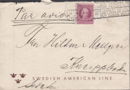 1932. CUBA 3 C Jose De La Luz Perforated On Small Cover (tears) From SWEDISH AMERICAN LINE To ... (Michel 50) - JF438131 - Nuovi