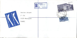 AFRIQUE DU SUD AFFRANCHISSEMENT COMPOSE SUR LETTRE RECOMMANDEE POUR LA FRANCE 1987 - Storia Postale