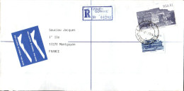 AFRIQUE DU SUD AFFRANCHISSEMENT COMPOSE SUR LETTRE RECOMMANDEE POUR LA FRANCE 1987 - Cartas & Documentos