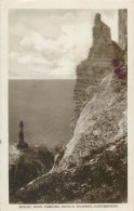 Beachy Head Showing Devil`s Chimney Eastbourne Lighthouse - Eastbourne