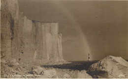 A Rainbow At Beachy Head Lighthouse Judges Real Photo Postcard - Eastbourne