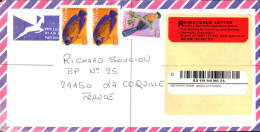 AFRIQUE DU SUD SEUL SUR LETTRE RECOMMANDEE POUR LA FRANCE 2006 - Covers & Documents