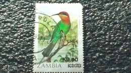 ZAMBİYA--1980-90-----   9.90/170 - BİRDS        USED- - Used Stamps