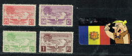 ANDORRA ESP.  P.A. 1932 4 V.  N.E.  NEUFS *** - Maschinenstempel (EMA)