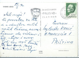 Yugoslavia - Slogan/flamme ,,ZA VAS ODMOR - HOTEL PALISAD ZLATIBOR",canceled Titovo Uzice, Serbia 1970 - Lettres & Documents