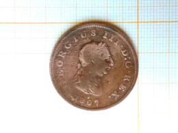 Angleterre Georges III 1/2 Penny 1807 - B. 1/2 Penny