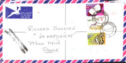 AFRIQUE DU SUD SEUL SUR LETTRE RECOMMANDEE POUR LA FRANCE 2002 - Covers & Documents