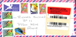 AFRIQUE DU SUD SEUL SUR LETTRE RECOMMANDEE POUR LA FRANCE 2005 - Covers & Documents