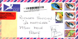 AFRIQUE DU SUD SEUL SUR LETTRE RECOMMANDEE POUR LA FRANCE 2003 - Cartas & Documentos