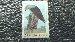 ZAMBİYA--1980-91-----      20K     BİRDS        USED- - Used Stamps