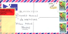 AFRIQUE DU SUD SEUL SUR LETTRE RECOMMANDEE POUR LA FRANCE 2001 - Storia Postale