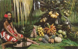 FRENCH POLYNESIA - LES DELICIEUX FRUITS DE TAHITI - THE DELICIOUS TAHITIAN FRUITS - ED. TAHITI -  GOOD FRANKING 1967 - Ozeanien