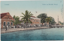 ANGOLA -  LOANDA - LUANDA  - Festo Na Divizão Naval -  Antigo Cartão Postal De Cerca De 1900 (não Circulado) - Angola