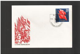 Ddr -germania Est - 1977 Fdc  KONGRESS  FDC  FDGB - 1971-1980