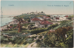 ANGOLA -  LOANDA - LUANDA  - Vista Da Fortaleza S. Miguel -  Antigo Cartão Postal De Cerca De 1900 (não Circulado) - Angola