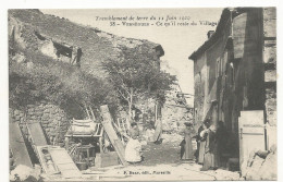 CPA ,Th. Catastrophe ,N°38 ,Tremblement De Terre Du 11 Juin 1909 ,  Vernégues - Ce Qui Reste Du Village   Ed. Ruat 1909 - Disasters