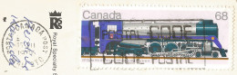 CANADA - 68 CENTS FRANKING (Mi #983 ALONE) ON PC (VIEW OF TORONTO) FROM TORONTO TO FRANCE - 1986 - Brieven En Documenten