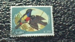 ZAMBİYA--1990--00-----      250K     BİRDS        USED- - Used Stamps