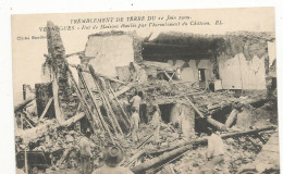 CPA ,Th. Catastrophe ,N°33 ,Tremblement De Terre Du 11 Juin 1909 ,  Vernégues -Ilot De Maisons écroulés .. Ed. E.L. 1909 - Disasters