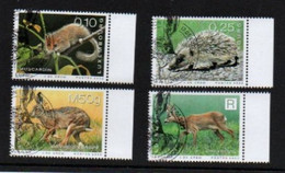 Luxembourg 2022   MI 2305-2308 , Local Fauna Mammals ,serie Oblitere   ESST, 22 04.27.22 - Used Stamps