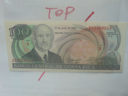 COSTA RICA 100 COLONES 1992 Neuf (B.29) - Costa Rica