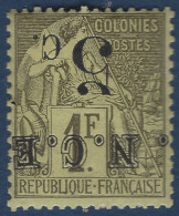 Nouvelle Caledonie N°10a* 5c Sur 1FR Olive Variété Surcharge Renversée Frais & TTB Signé MARQUELET - Unused Stamps