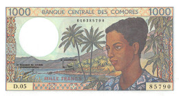 Comoros 1000 Francs 1994 Unc Pn 11b.1 - Comoros