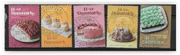 Danemark 2021 N° 1993/1997 Oblitérés Gateaux - Used Stamps