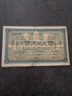BILLET FUNF 5 MILLIONEN MARK 15 08 1923 NOTGELD / ALLEMAGNE GERMANY BANKNOTE - Ohne Zuordnung